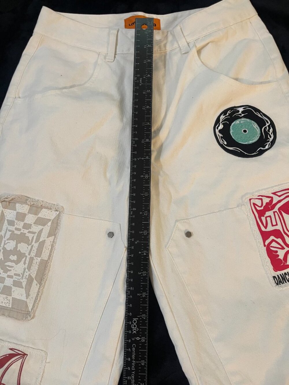 Loiter patchwork double knee pants with super clean streetwear vibe 🔥 - Picture 4 of 8